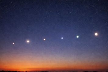 هم‌راستایی نادر ۶ سیاره در ۲۸ فوریه؛ نمایشی کم‌تکرار در آسمان شب