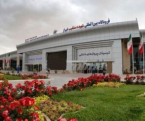 طلسم ترمینال خارجی فرودگاه شیراز شکست