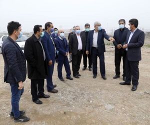 بازدید معاون هوانوردی از وضعیت تجهیزات جانبی سامانه ناوبری آماده نصب در فرودگاه ساری