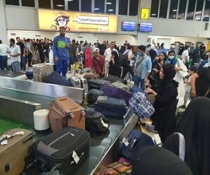 شلوغی عجیب و بهم ریختگی در مهرآباد
