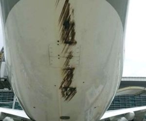 صدمه دیدن ایرباس قطری به دلیل Tail strike