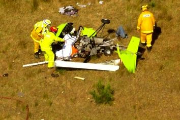 یک کشته و یک مجروح در سانحه سقوط هواپیمای سبک در شرق استرالیا