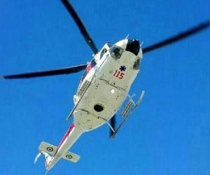 نجات جان مادر و نوزاد در پرواز اضطراری بالگرد اورژانس هرمزگان