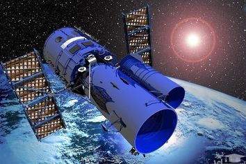 تصویر تلسکوپ هابل از یک خوشه ستاره‌ای در کهکشان راه شیری