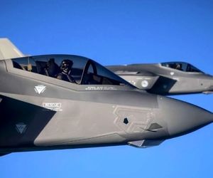 پرواز گسترده جنگنده‌های اف‌۳۵ بر فراز آسیا