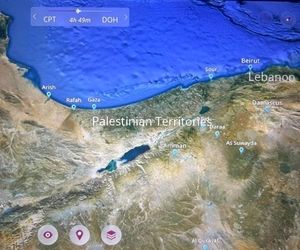 حذف نام اسرائیل از نقشهٔ مسیرهای پروازی 