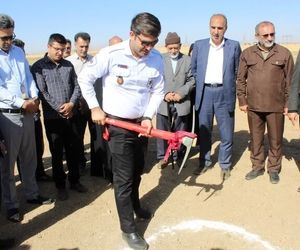 عملیات اجرایی احداث هلی‌پد اورژانس هوایی در فراهان کلید خورد