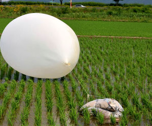 بالون‌های زباله کره شمالی، پروازها در کره جنوبی را مختل کردند