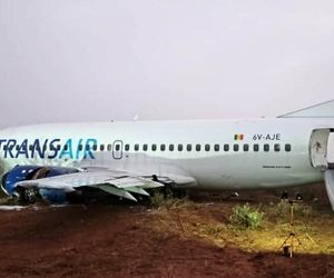 خروج هواپیمای مسافربری از باند در پایتخت سنگال