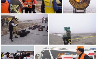 تمرین کامل طرح
 اضطراری فرودگاه شهدای اراک برگزار شد