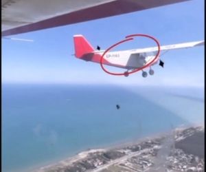 فرود اضطراری هواپیمای فوق سبک در ساحل نشتارود مازندران 
