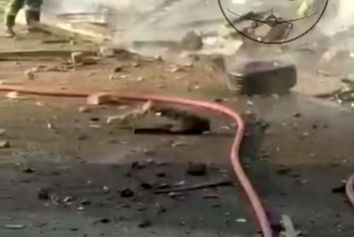 سقوط یک جنگنده در تبریز 