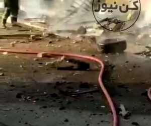 سقوط یک جنگنده در تبریز 