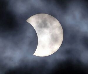ماه‌گرفتگی جزئی در ایران قابل رویت است +نقشه خسوف