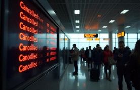 تاخیر بیش از ۵۵۰۰ و لغو ۲۴۲ پرواز در آمریکا
