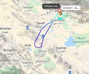 بازگشت پرواز زاگرس به مبدا 