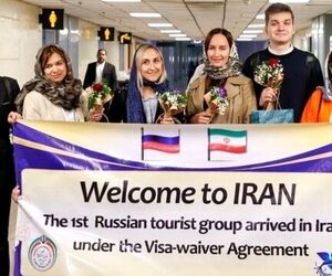 نخستین گروه گردشگری روسیه بدون روادید وارد ایران شد