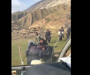 نجات مصدوم حمله‌ گراز توسط اورژانس هوایی خرم‌آباد

