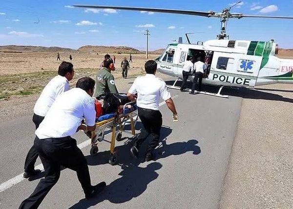 انتقال مصدوم 
سقوط از ارتفاع‌ با هواپیمای اورژانس استان تهران