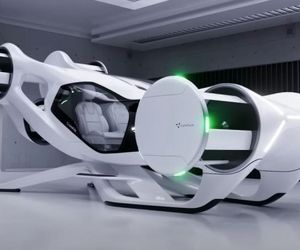 تاکسی پرنده‌ای با قابلیت چرخش 360 درجه