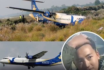 نجات ۵۱ سرنشین با باز کردن درِ اضطراری هواپیما