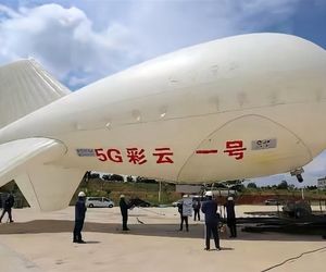 پرواز موفقیت‌آمیز هواپیمای بدون سرنشین هلیوم‌‌دار و مجهز به ایستگاه پایه ۵G