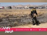 آتش‌سوزی کنترل‌شده در فرودگاه مشهد تا ساعاتی دیگر