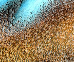 ناسا تصویری خیره‌کننده از تلماسه‌های آبی مریخ منتشر کرد