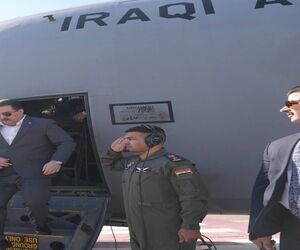 فرود اولین هواپیما در فرودگاه کربلا