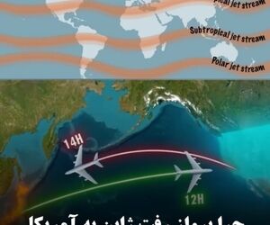 چرا پرواز رفت ژاپن به آمریکا سریع‌تر از برگشت است؟