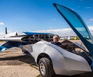 خودرویی که در ترافیک پرواز می‌کند+ تصاویر