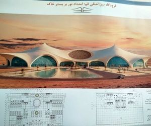 طرح نهایی ترمینال فرودگاه قم با الهام
از معماری ایرانی اسلامی انتخاب شد