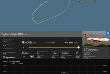 فرود اضطراری یک هواپیمای باری در نزدیکی جزایر هاوایی