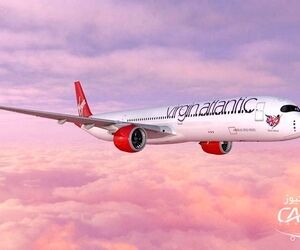 اولین ایرباس A350 ویریجین آتلانتیک آماده برای رنگ شدن
