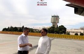 بازدید نوروزی مدیرعامل هواپیمایی آتا از روند خدمات‌رسانی به مسافران در فرودگاه مهرآباد 