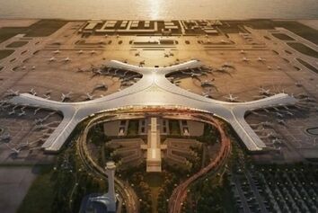 بزرگ ترین فرودگاه ساحلی جهان در چین